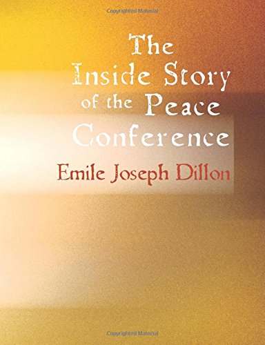 جلد کتاب The Inside Story of the Peace Conference
