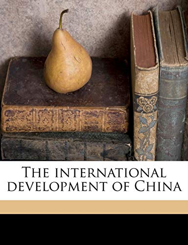 جلد کتاب The International Development of China