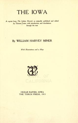 جلد کتاب The Iowa