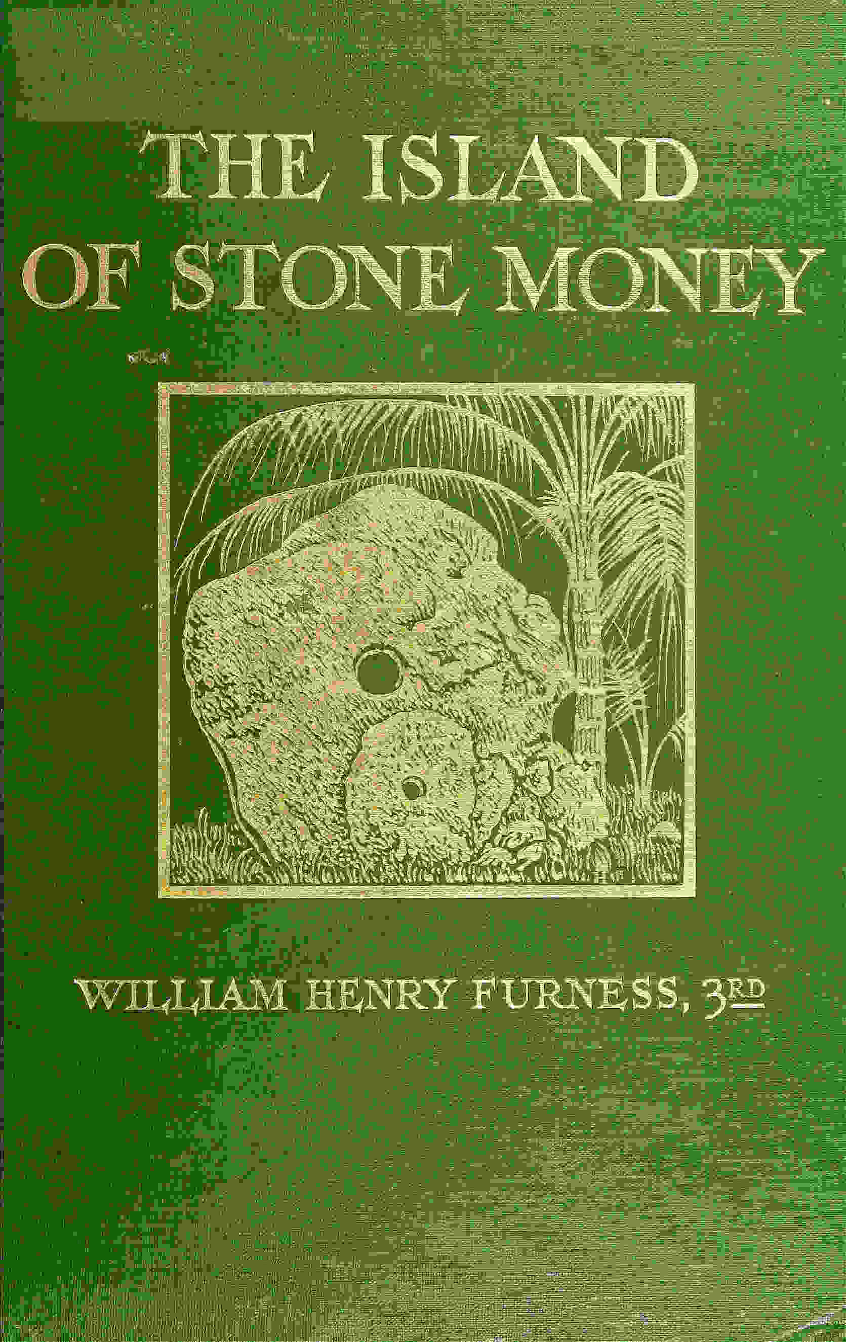 جلد کتاب The island of stone money