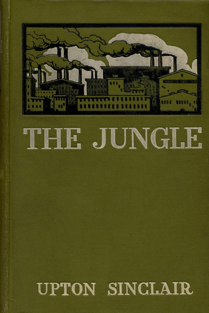 جلد کتاب The Jungle