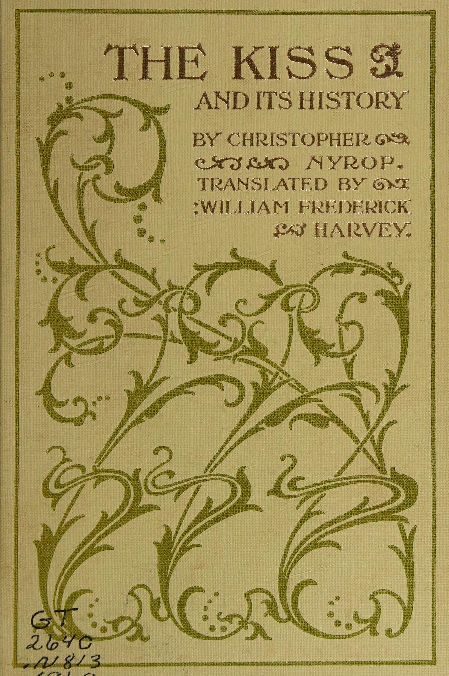 جلد کتاب The kiss and its history