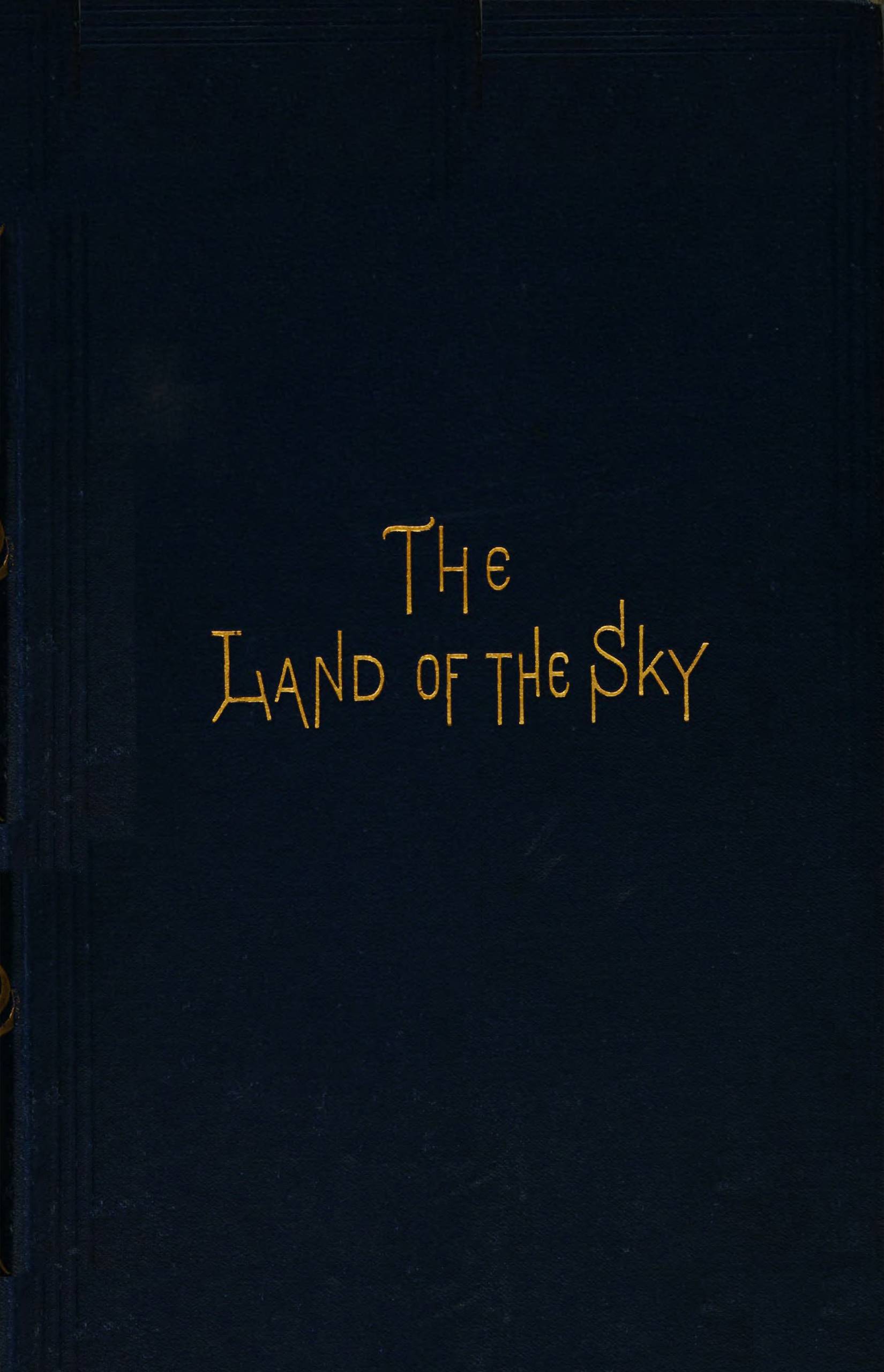 جلد کتاب "The Land of the Sky"