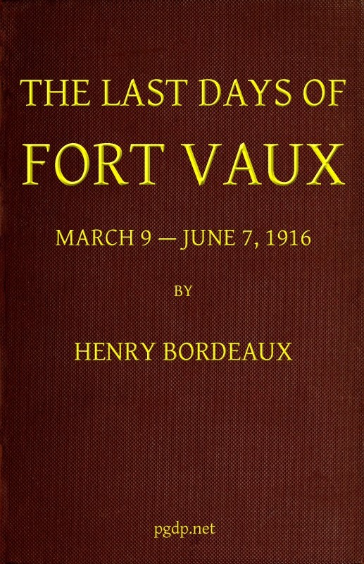 جلد کتاب The Last Days of Fort Vaux