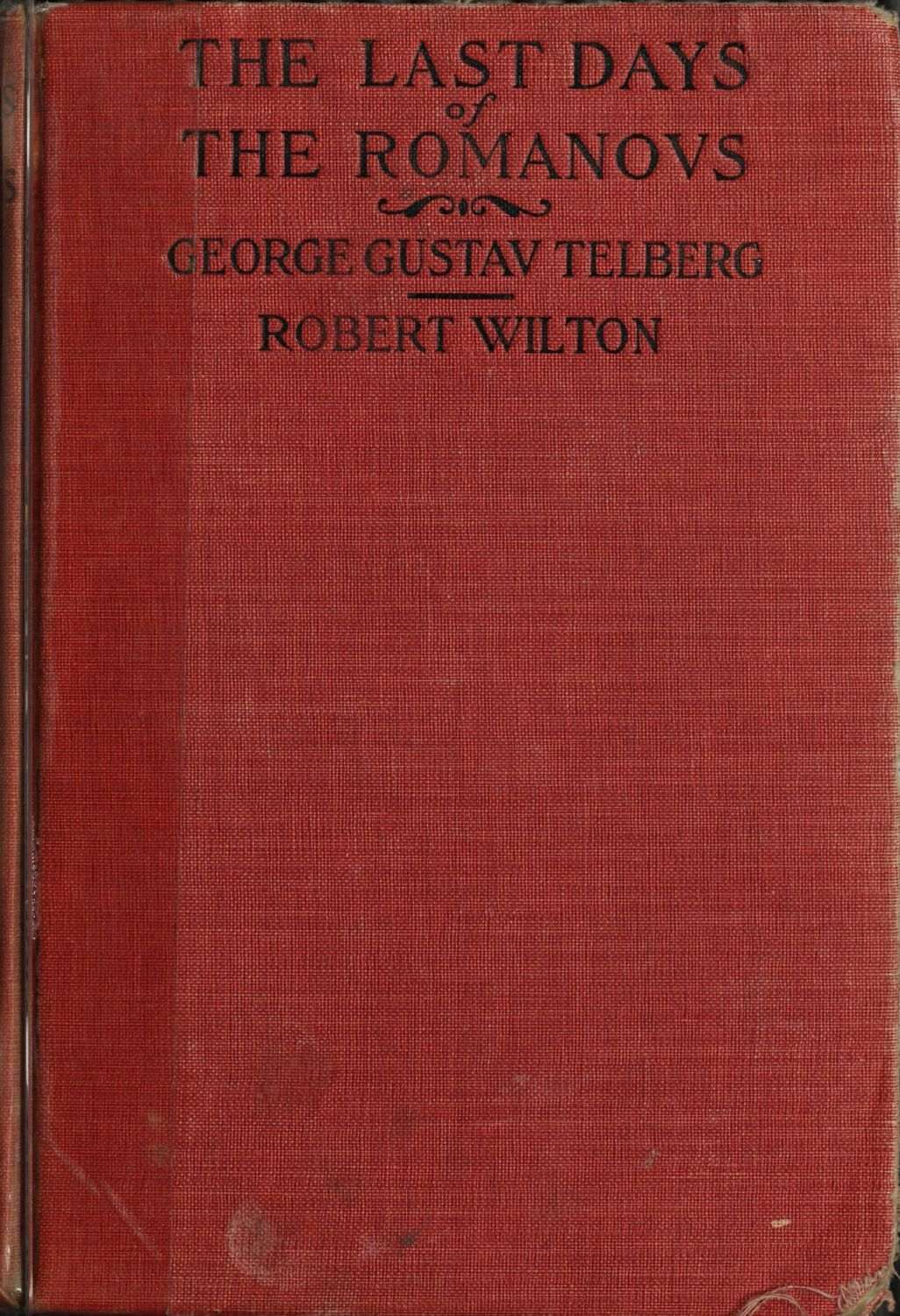 جلد کتاب The Last Days of the Romanovs