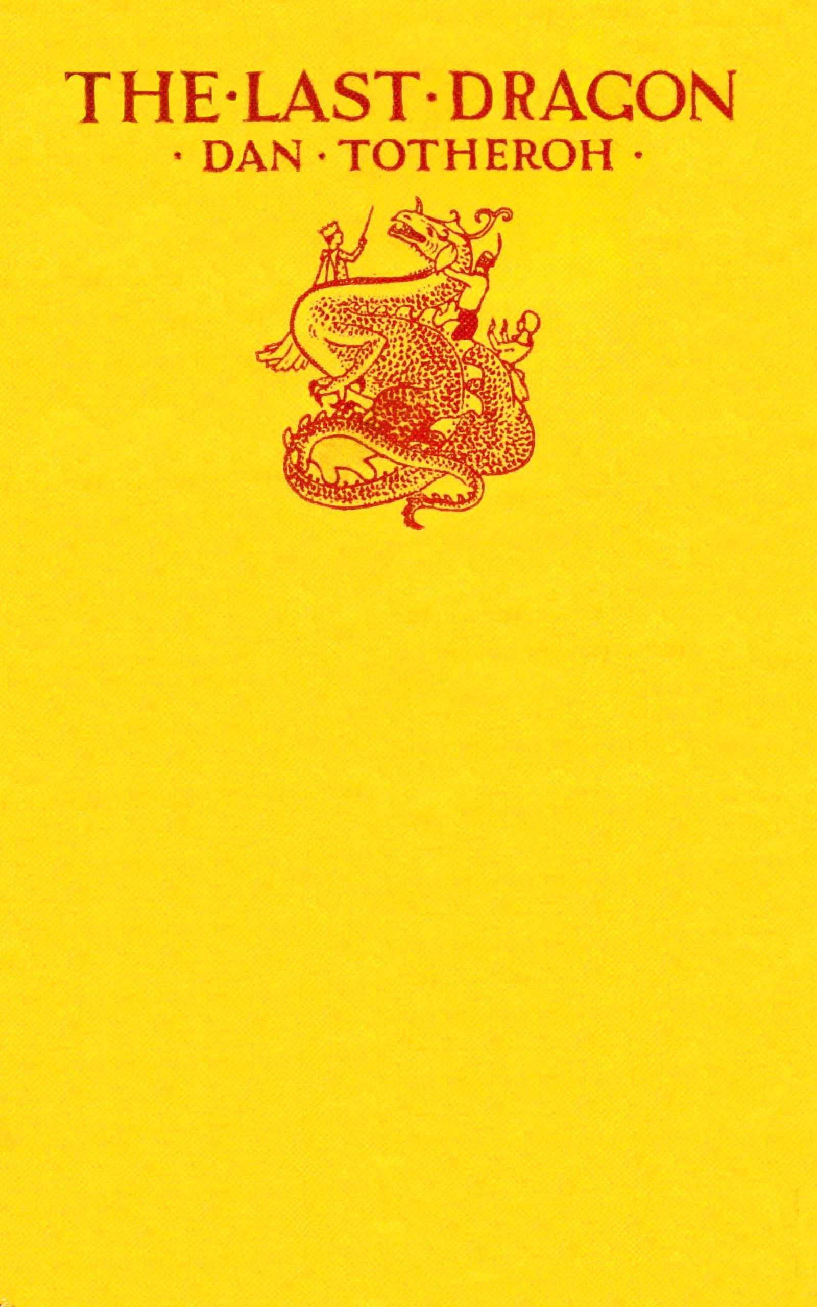 جلد کتاب The Last Dragon