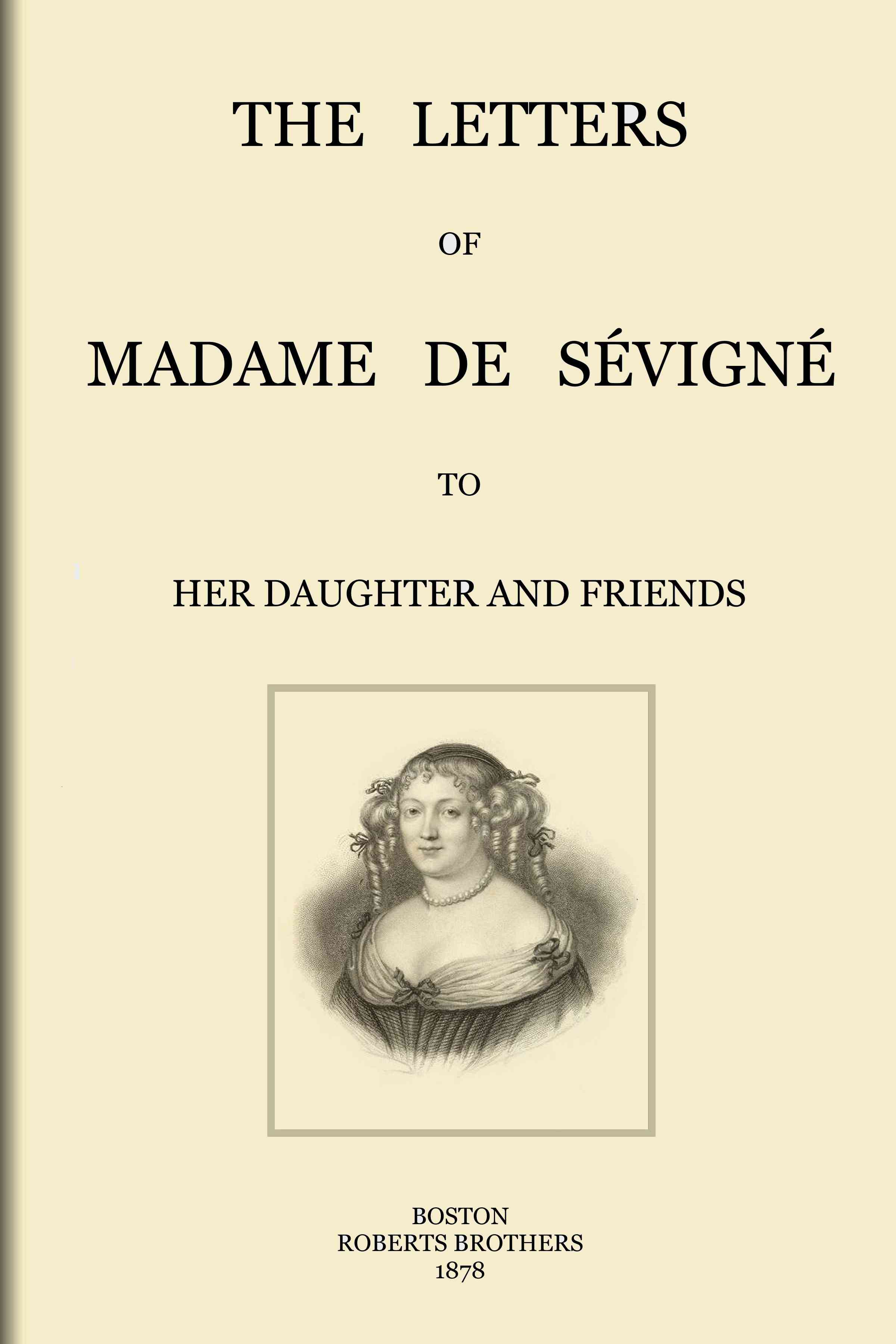 جلد کتاب The Letters of Madame de Sévigné