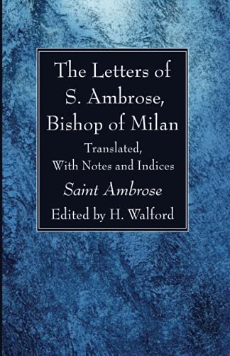 جلد کتاب The Letters of S. Ambrose, Bishop of Milan