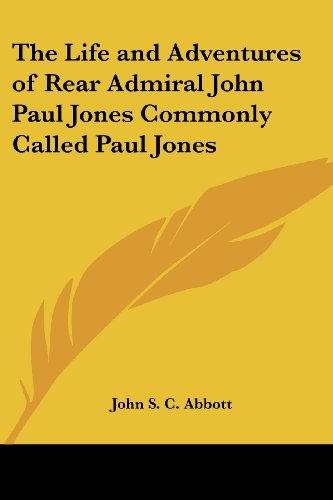 جلد کتاب The Life and Adventures of Rear-Admiral John Paul Jones