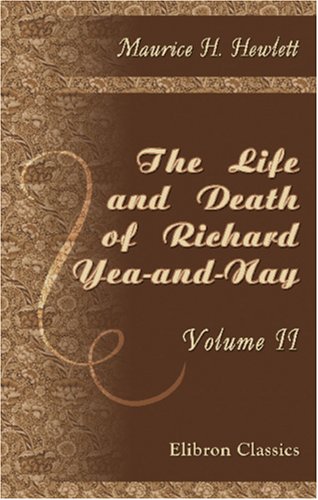 جلد کتاب The Life and Death of Richard Yea-and-Nay