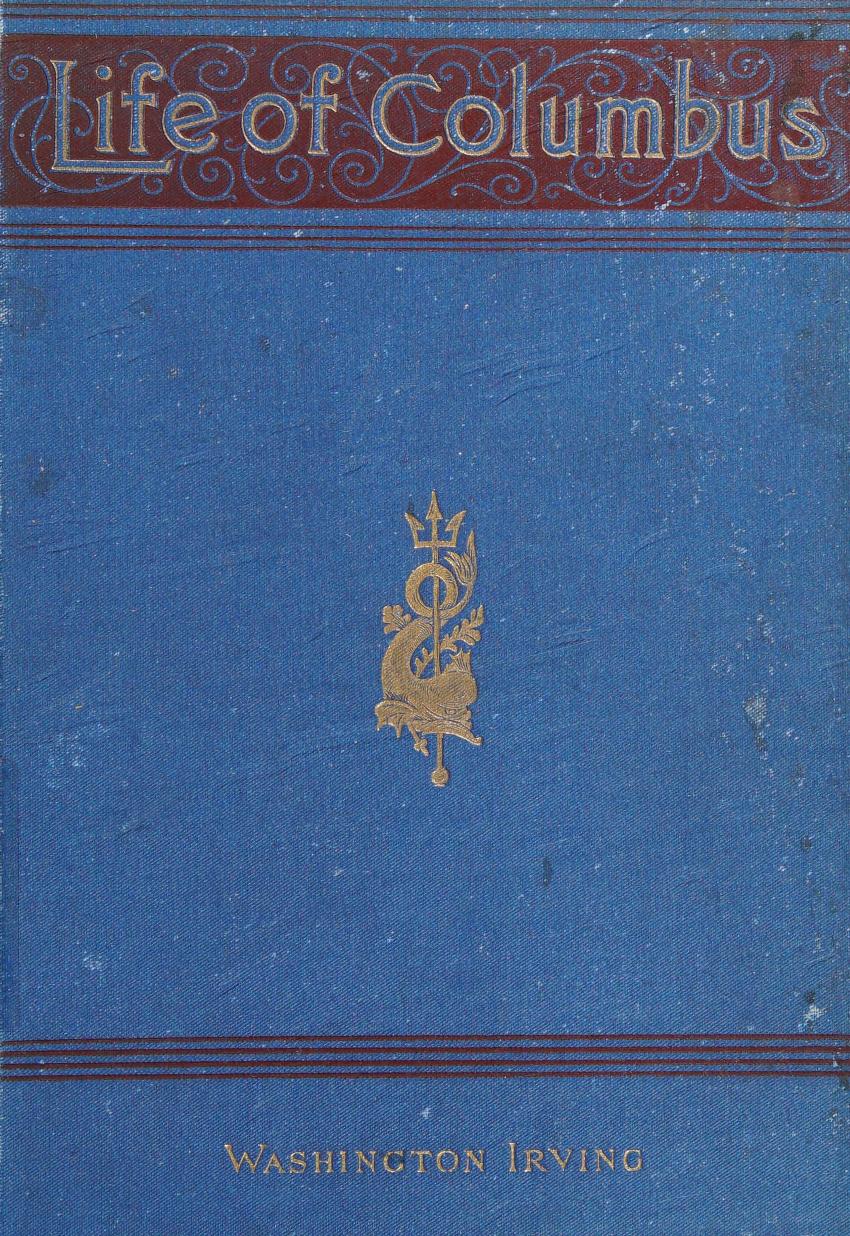 جلد کتاب The Life and Voyages of Christopher Columbus