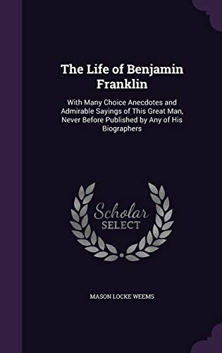 جلد کتاب The Life of Benjamin Franklin