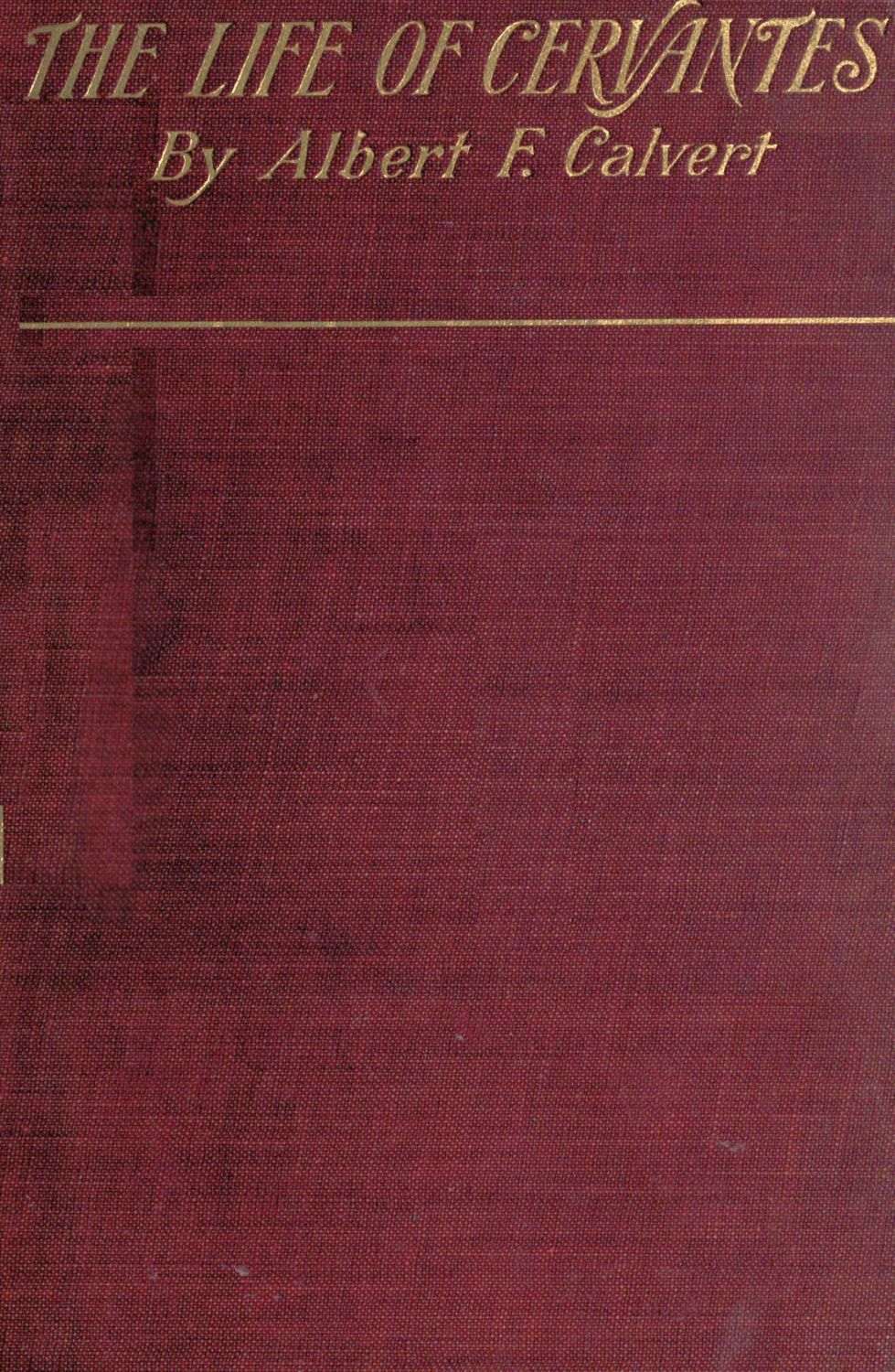 جلد کتاب The Life of Cervantes