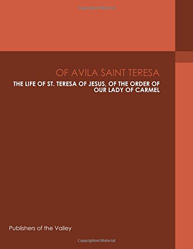 جلد کتاب The Life of St. Teresa of Jesus