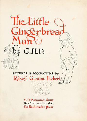 جلد کتاب The Little Gingerbread Man