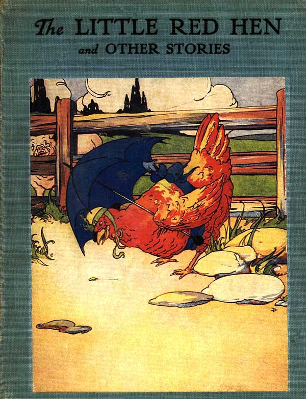 جلد کتاب The Little Red Hen: An Old English Folk Tale