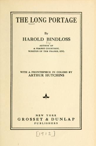 جلد کتاب The Long Portage