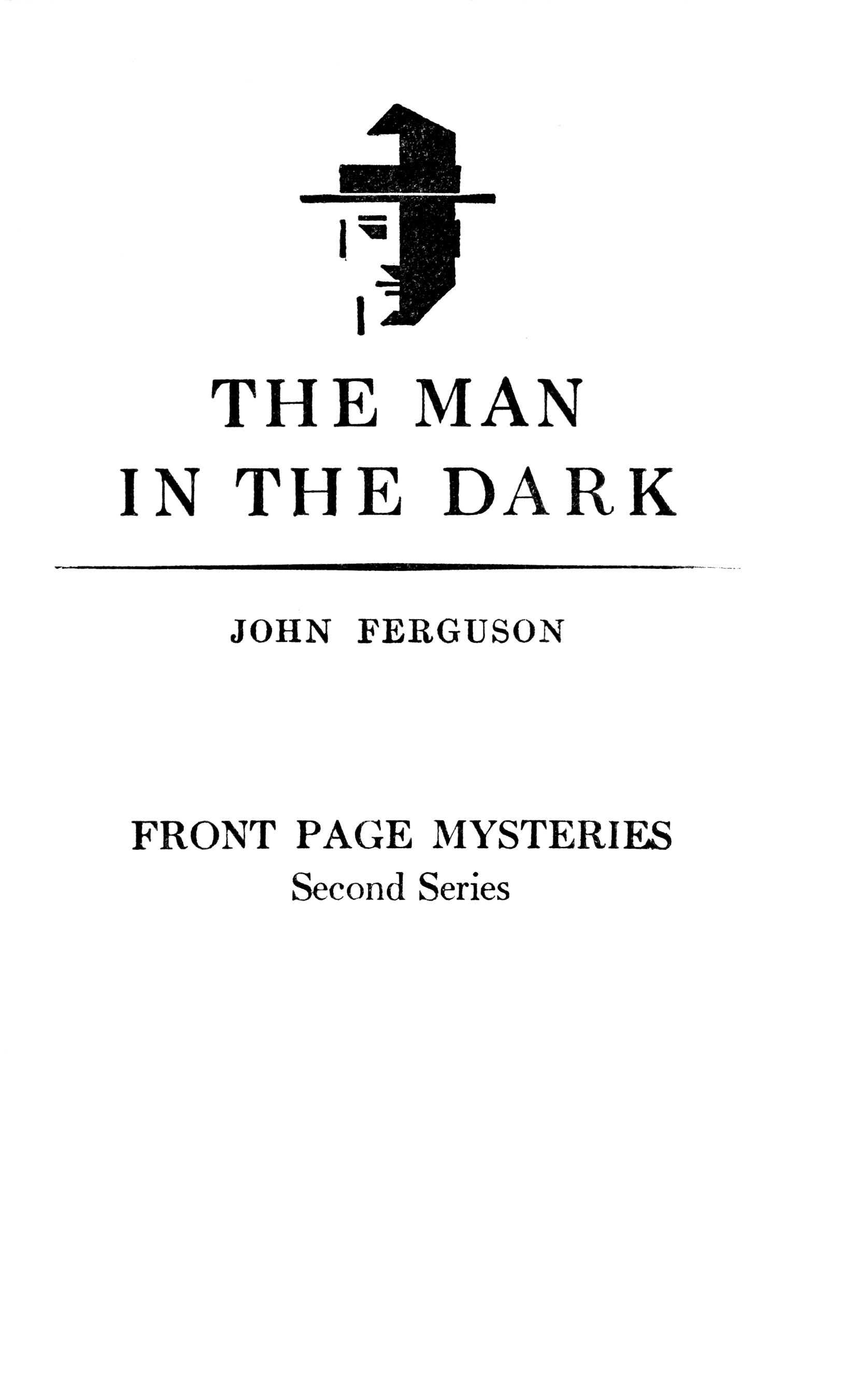 جلد کتاب The man in the dark