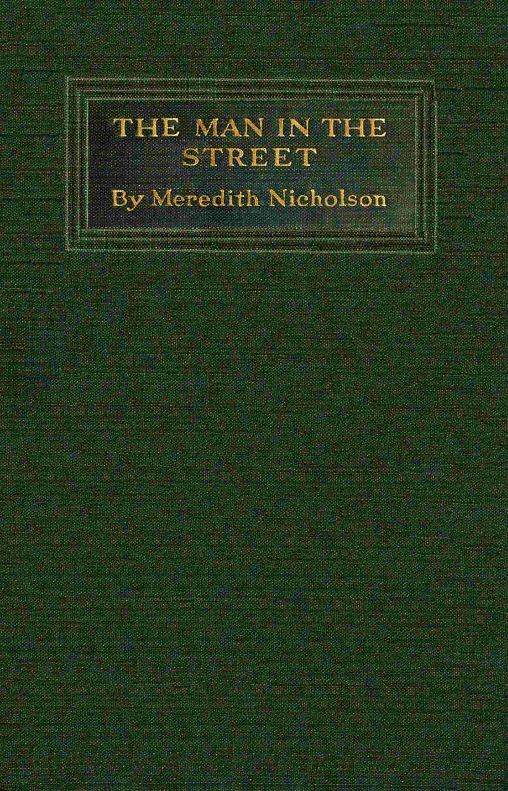 جلد کتاب The man in the street: Papers on American topics