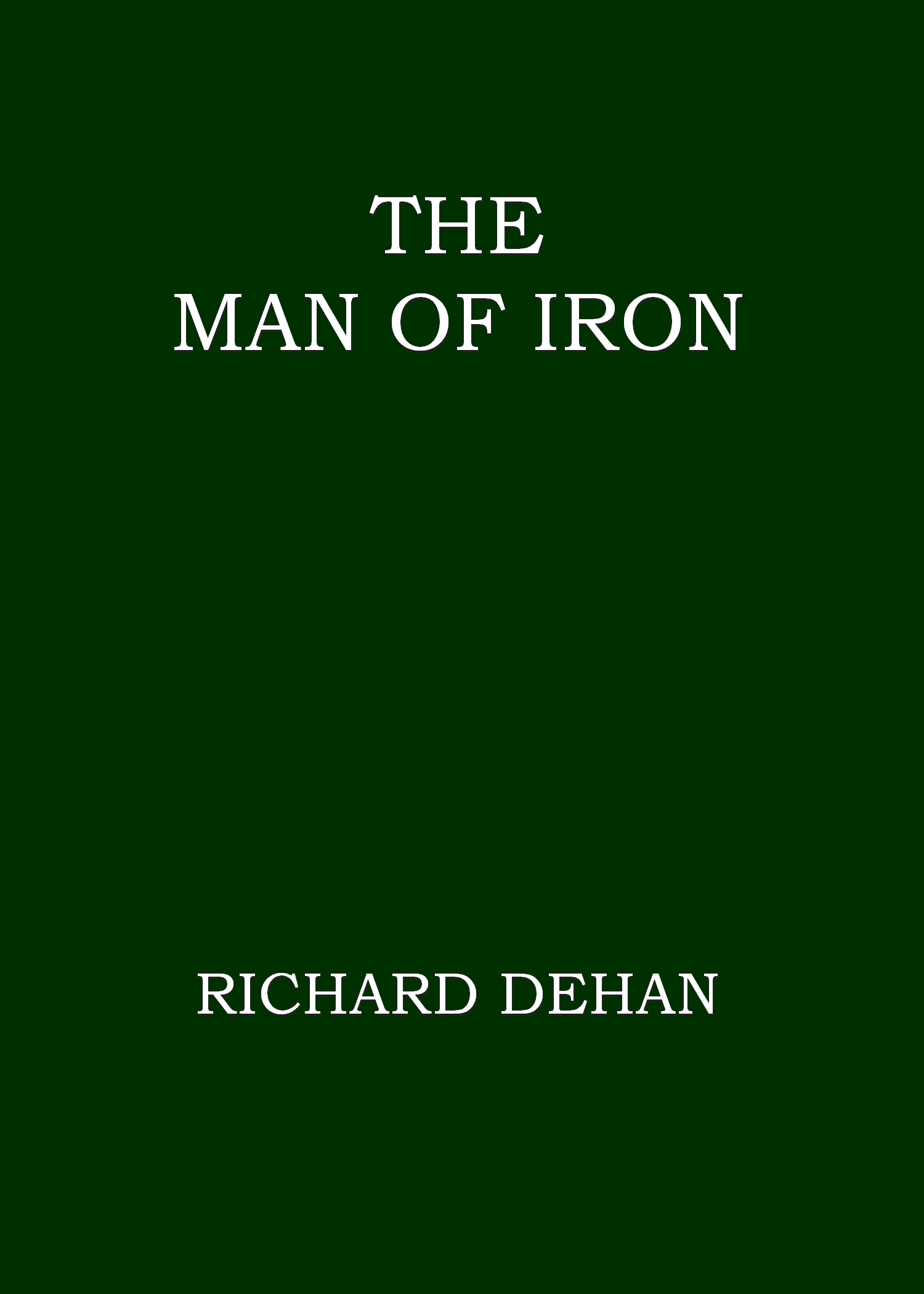 جلد کتاب The Man of Iron