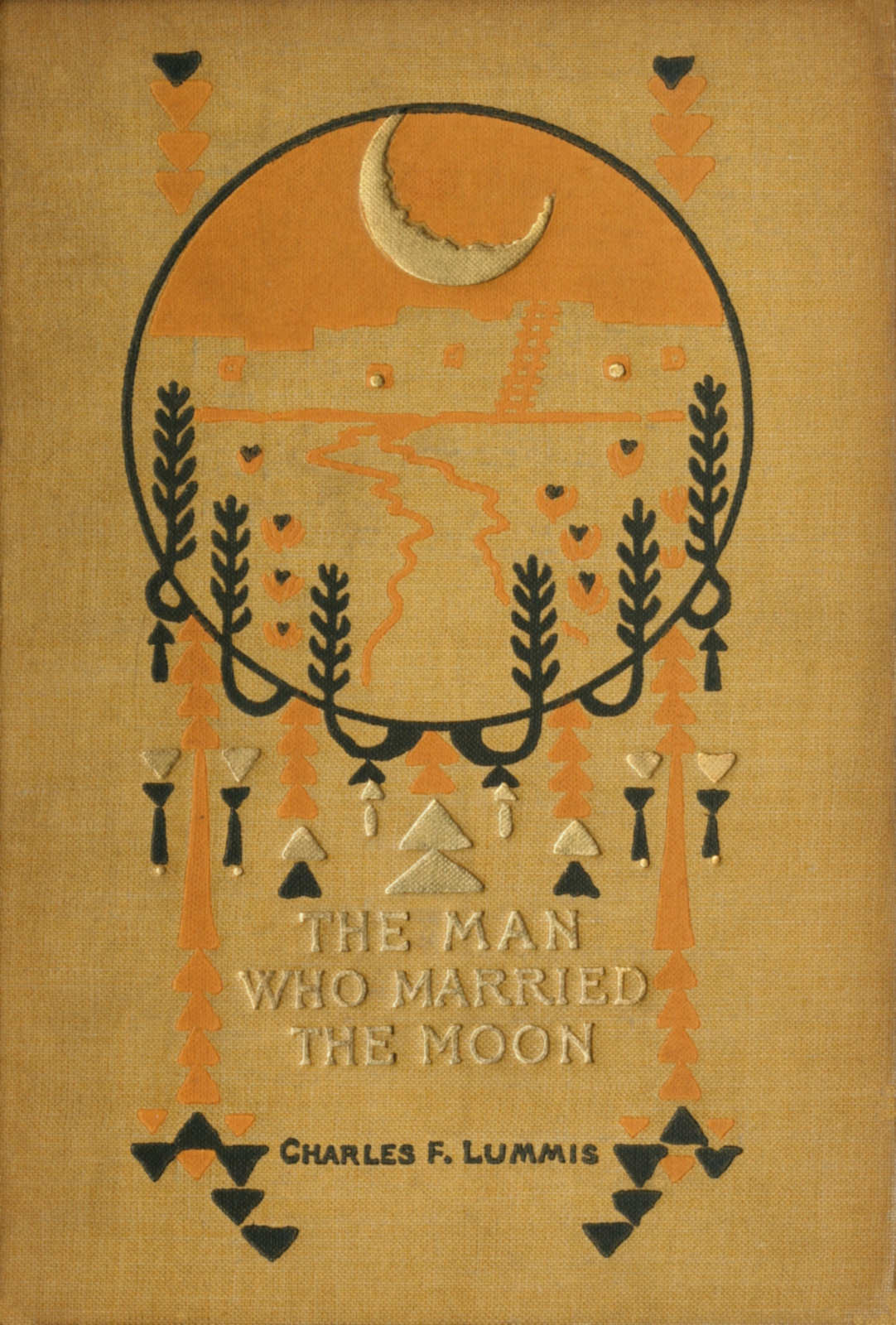 جلد کتاب The Man Who Married the Moon, and Other Pueblo Indian Folk-Stories