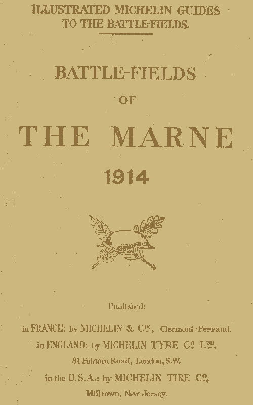 جلد کتاب The Marne Battle-fields (1914)