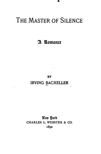 جلد کتاب The Master of Silence: A Romance