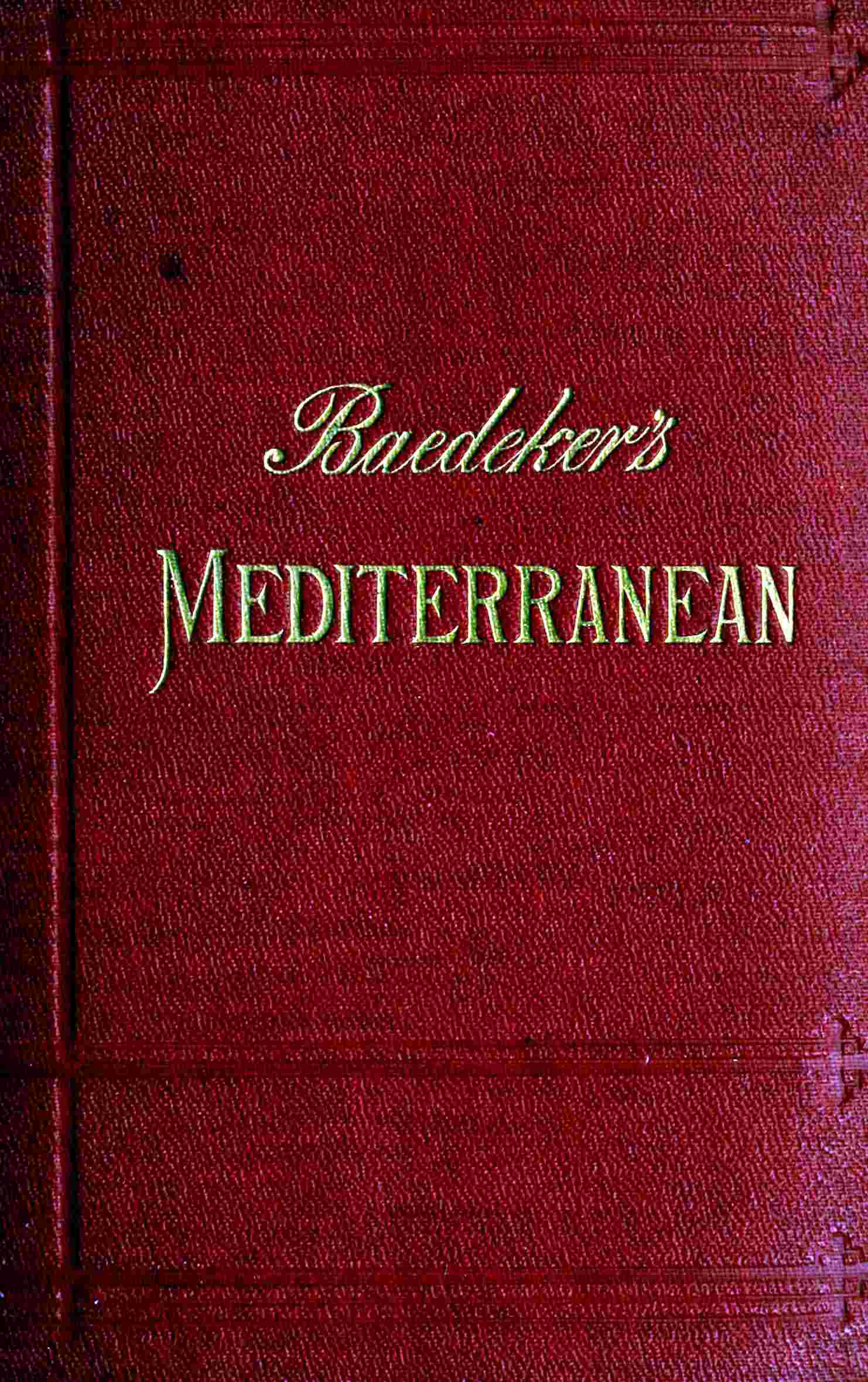 جلد کتاب The Mediterranean: Seaports and Sea Routes