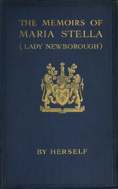 جلد کتاب The Memoirs of Maria Stella (Lady Newborough)