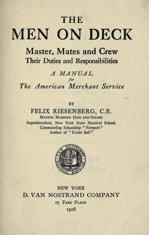 جلد کتاب The Men on Deck