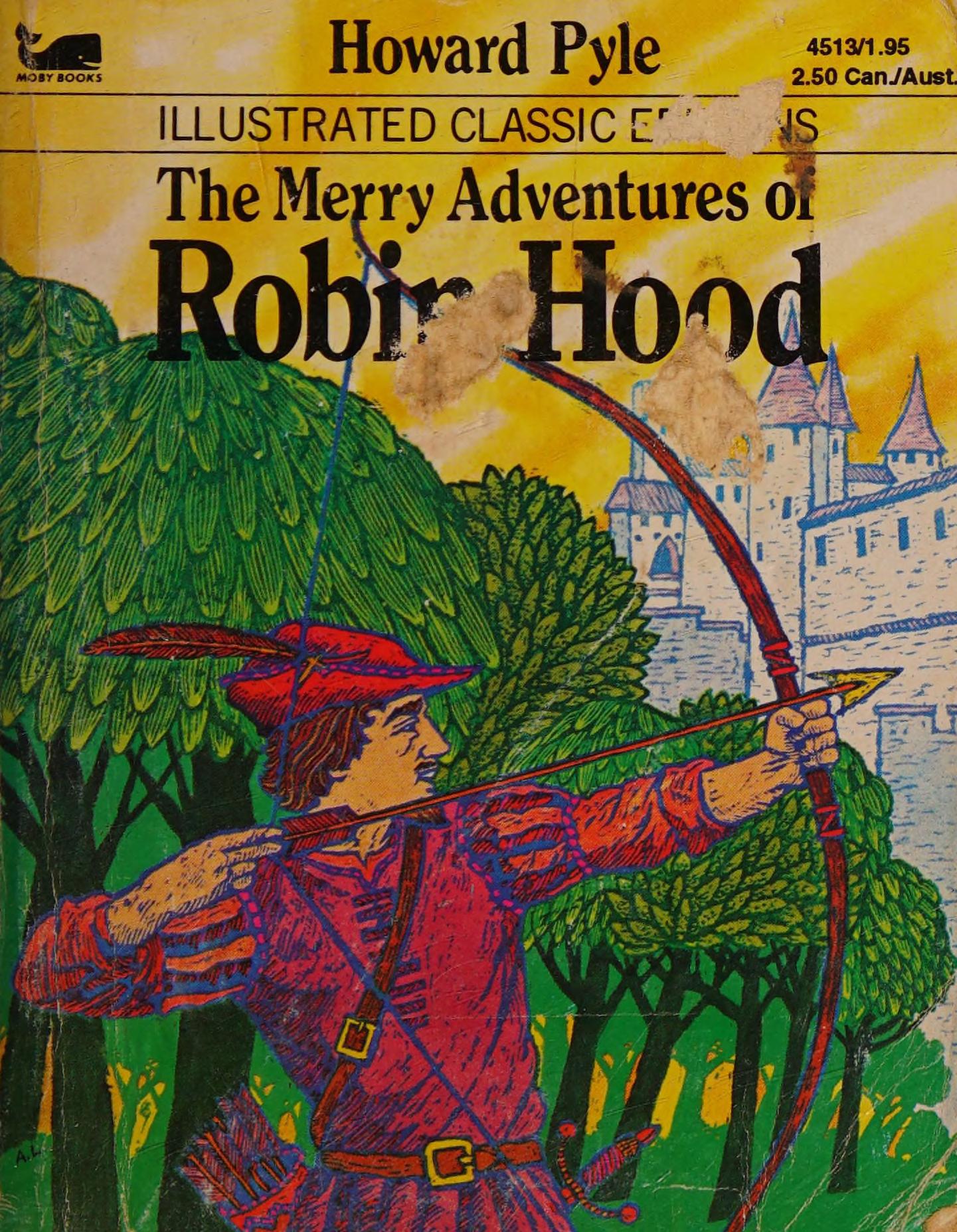 جلد کتاب The Merry Adventures of Robin Hood