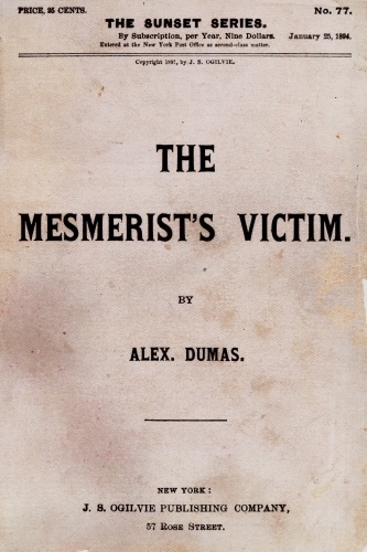 جلد کتاب The Mesmerist's Victim