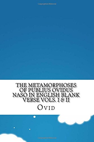 جلد کتاب The Metamorphoses of Publius Ovidus Naso, in English Blank Verse