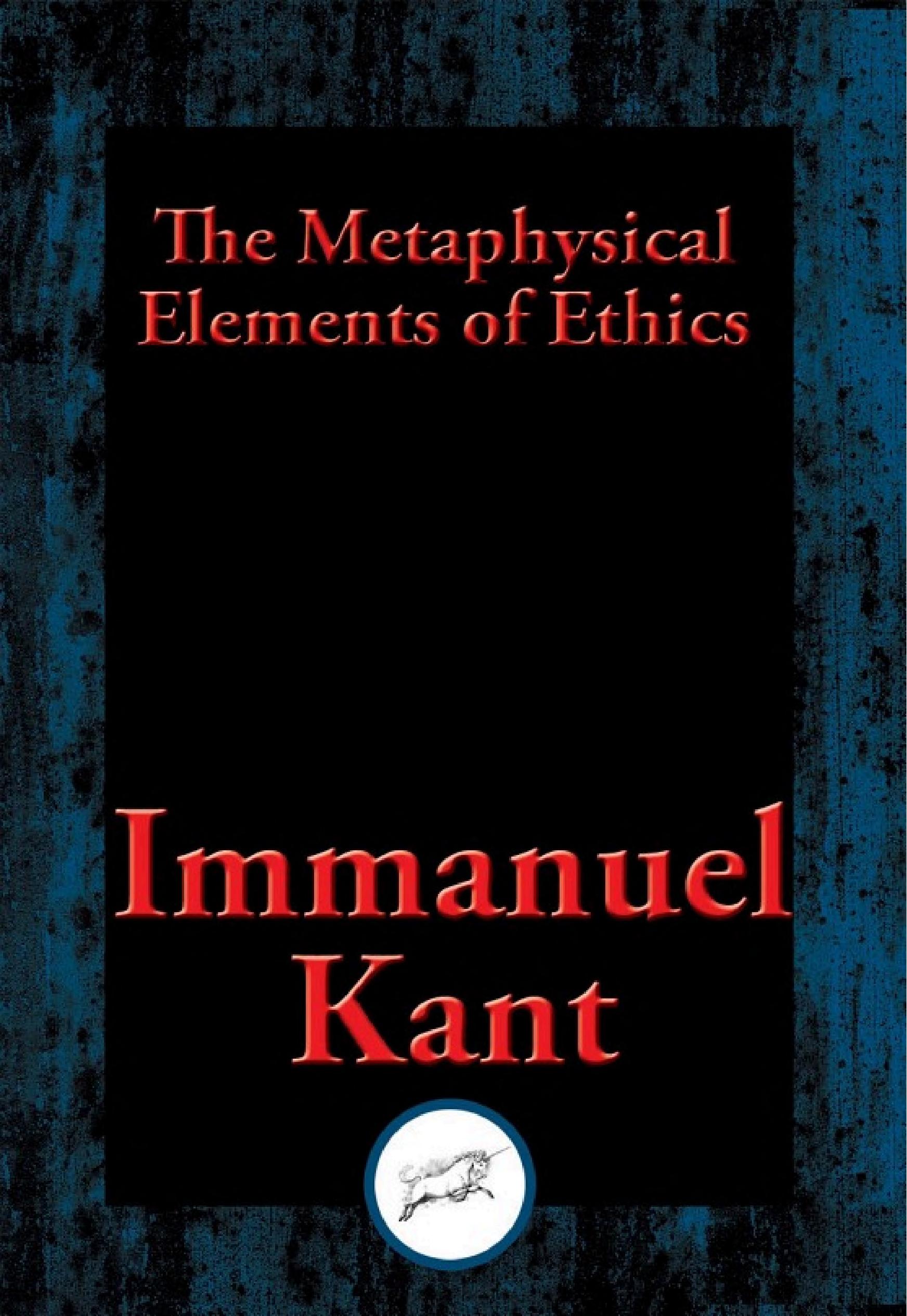 جلد کتاب The Metaphysical Elements of Ethics