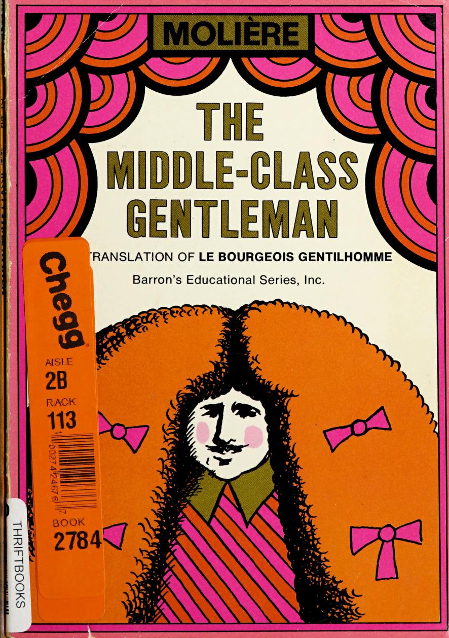 جلد کتاب The Middle-Class Gentleman