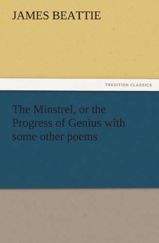 جلد کتاب The Minstrel; or the Progress of Genius
