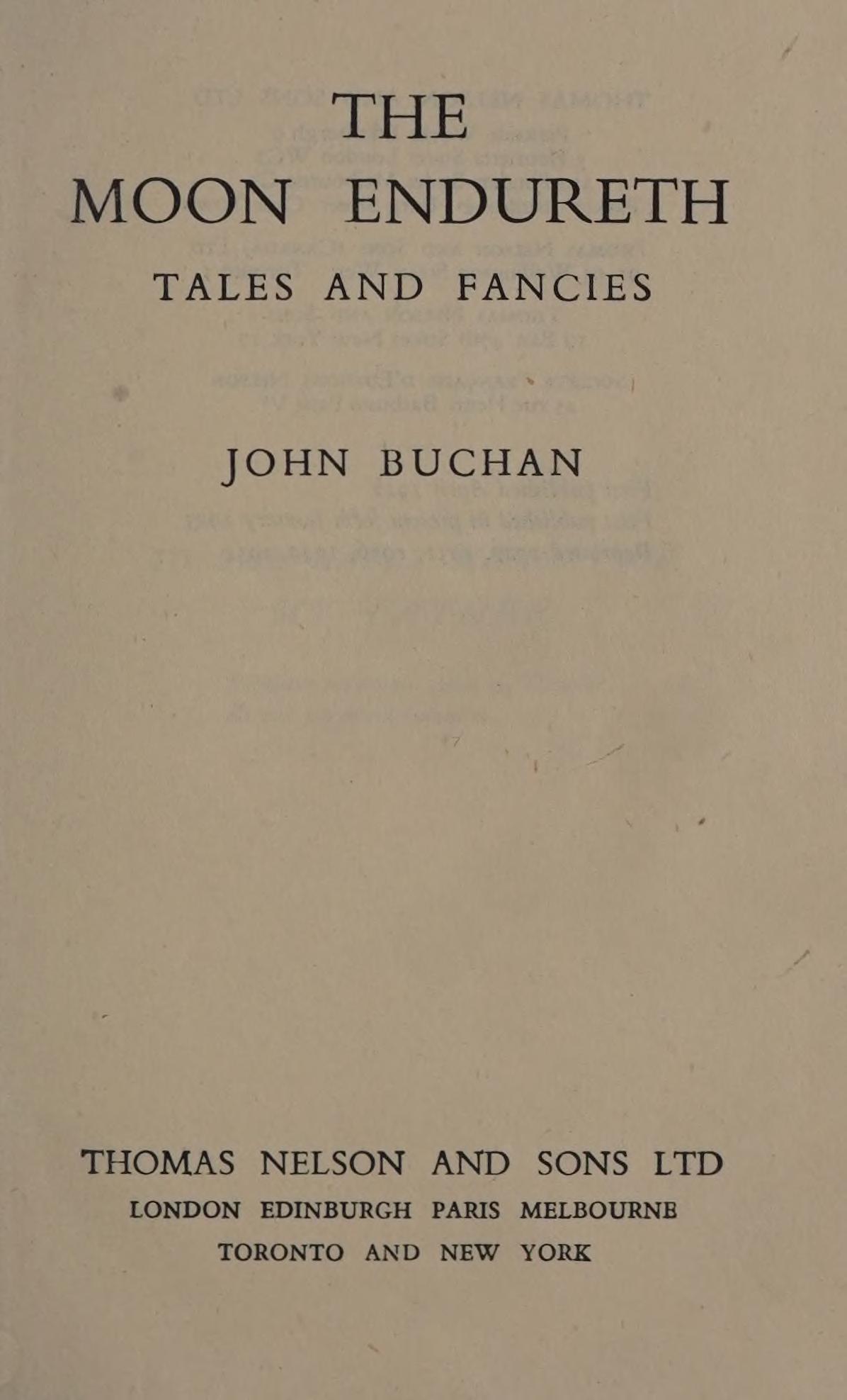 جلد کتاب The Moon Endureth: Tales and Fancies
