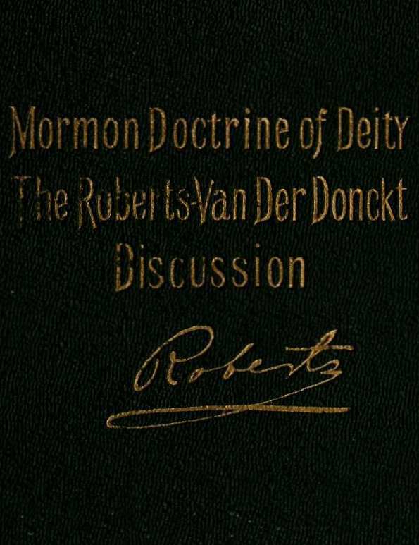 جلد کتاب The Mormon Doctrine of Deity