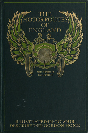 جلد کتاب The Motor Routes of England: Western Section