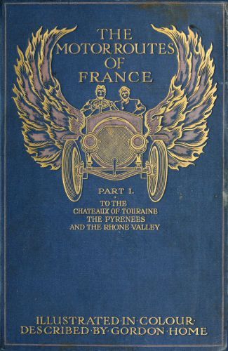 جلد کتاب The Motor Routes of France