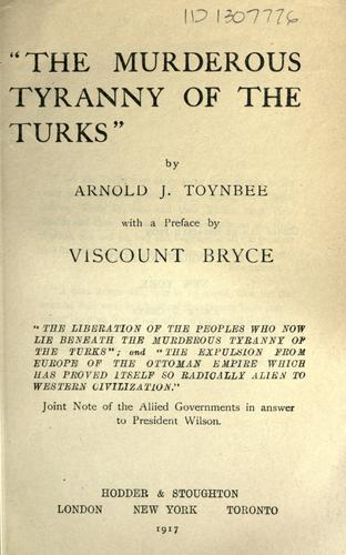 جلد کتاب The Murderous Tyranny of the Turks