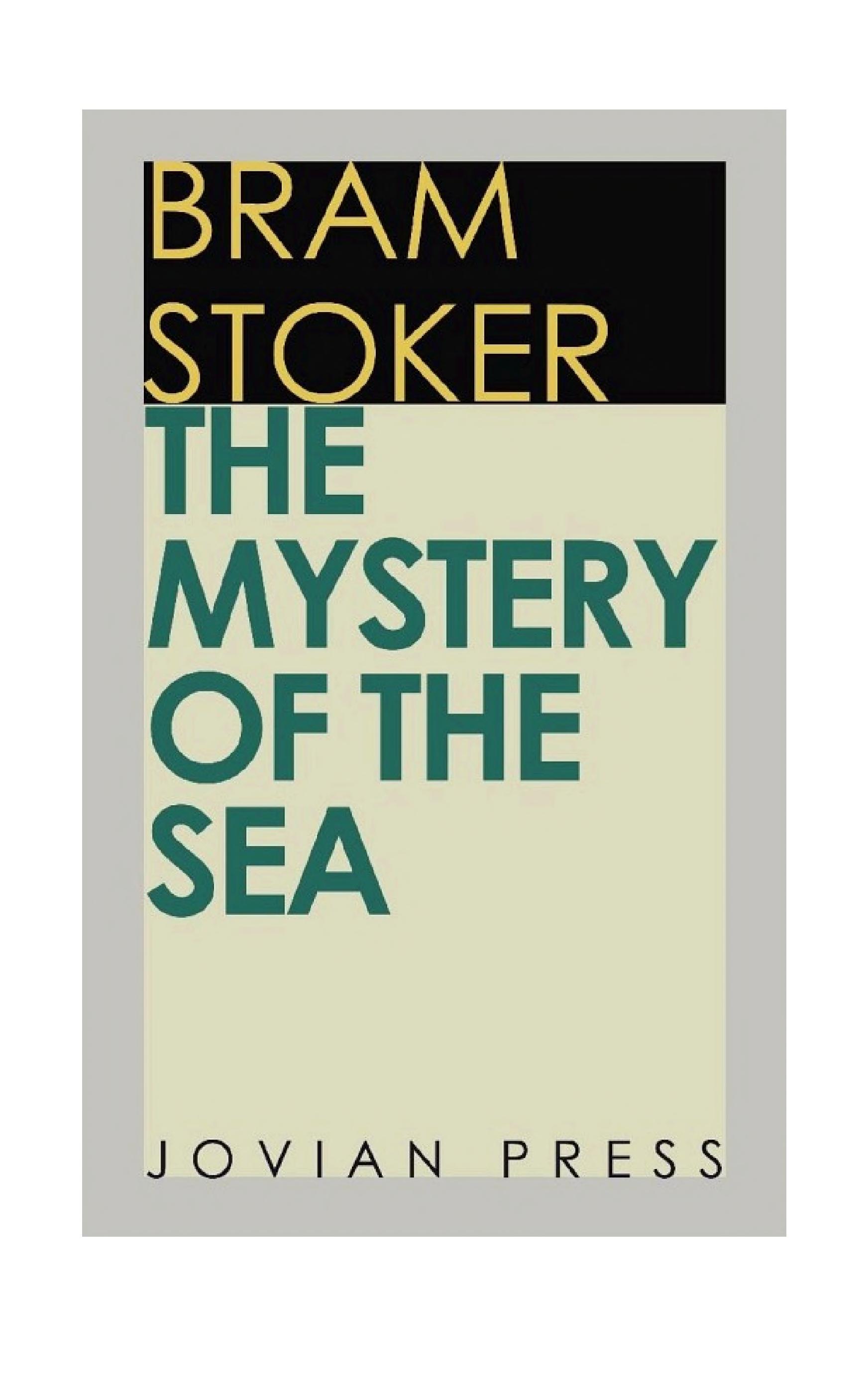 جلد کتاب The Mystery of the Sea