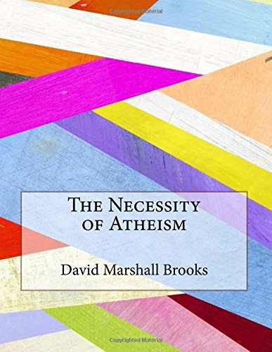 جلد کتاب The Necessity of Atheism