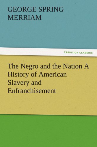 جلد کتاب The Negro and the Nation