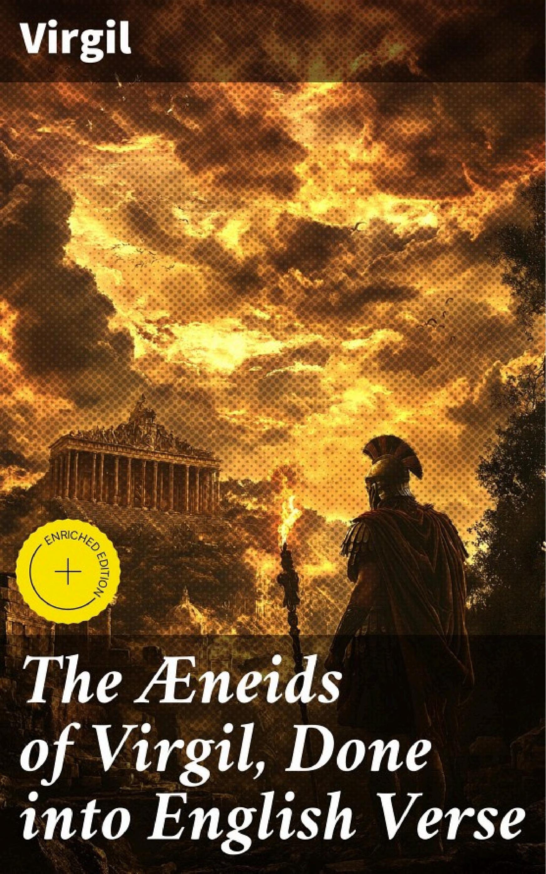جلد کتاب The Æneids of Virgil, Done into English Verse