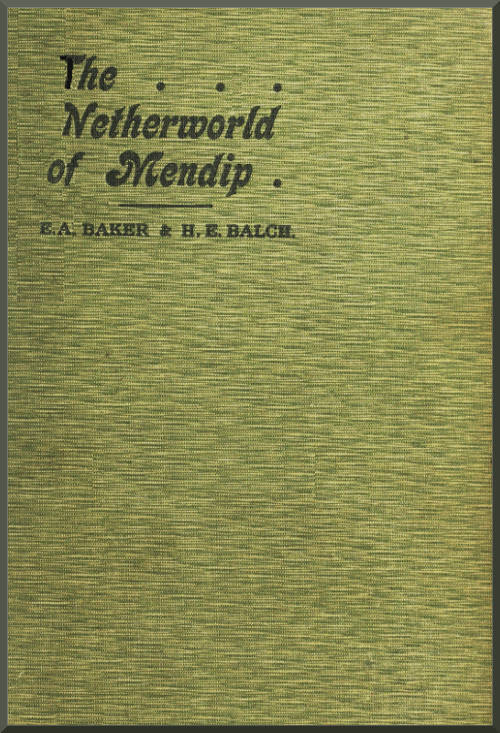 جلد کتاب The netherworld of Mendip