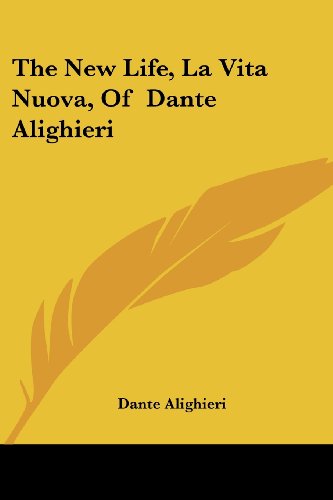 جلد کتاب The New Life (La Vita Nuova)