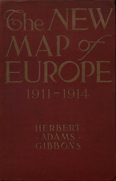 جلد کتاب The New Map of Europe (1911-1914)