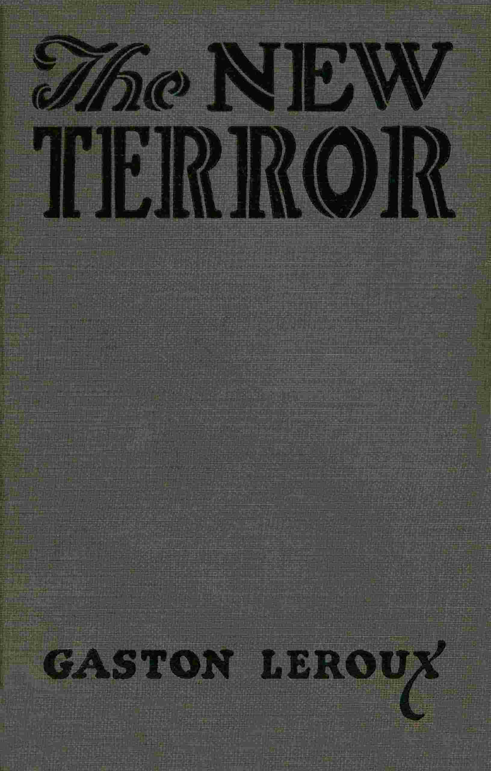 جلد کتاب The New Terror