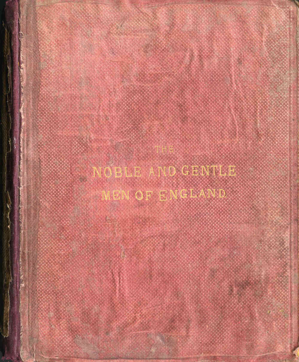 جلد کتاب The Noble and Gentle Men of England